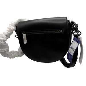 Rebecca Minkoff NWT Aston Saddle Bag Black Leather Crossbody CS17MCLX75